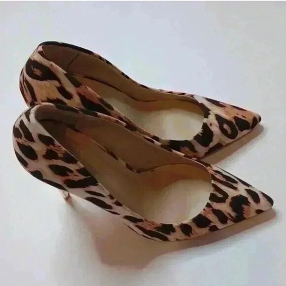 Missguided Leopard Print Heels - Picture 2 of 7